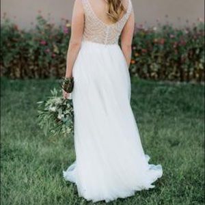 Willowby Locket 58605 Wedding Dress - Size 4